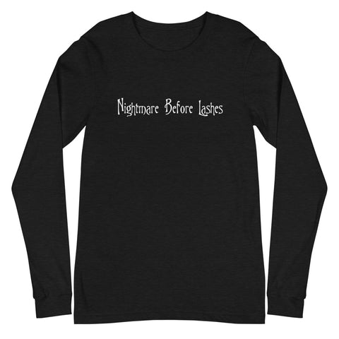 Nightmare Before Lashes, Holiday Long Sleeve Tee