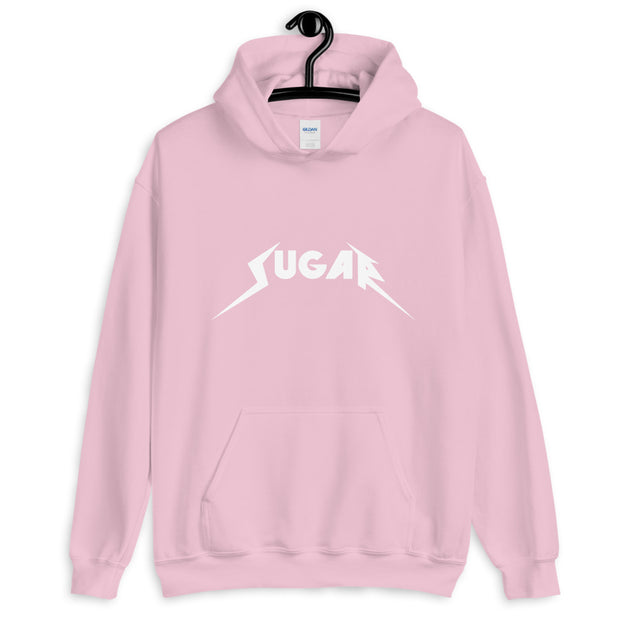 Unisex White "Sugar Metal" Hoodie