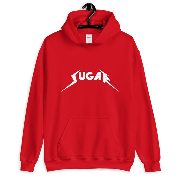 Unisex White "Sugar Metal" Hoodie